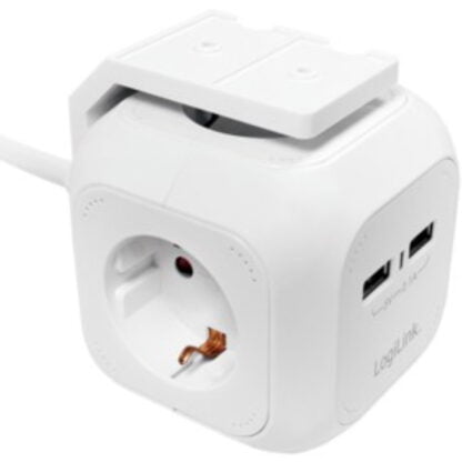 LogiLink USB Charger Power Cube socket 8