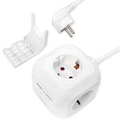 LogiLink USB Charger Power Cube socket 3