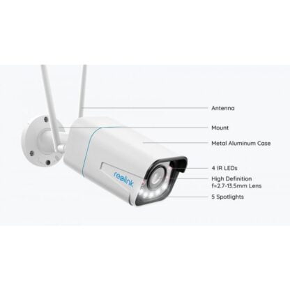 Reolink RLC-511WA 5MP bullet AI WiFi ulkokamera 3