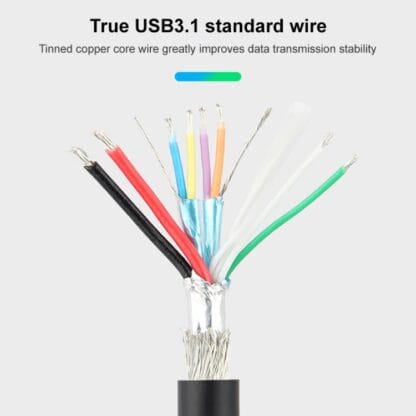 USB-C uros – USB 3.0 naaras OTG adapteri 20cm johdolla 6