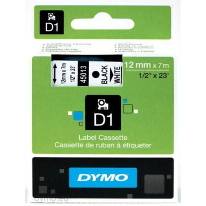 Dymo S0720530 D1 45013 Tape 12mm x 7m 2