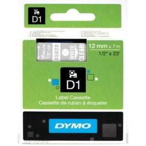 Dymo S0720600 D1 45020 Tape 12mm x 7m