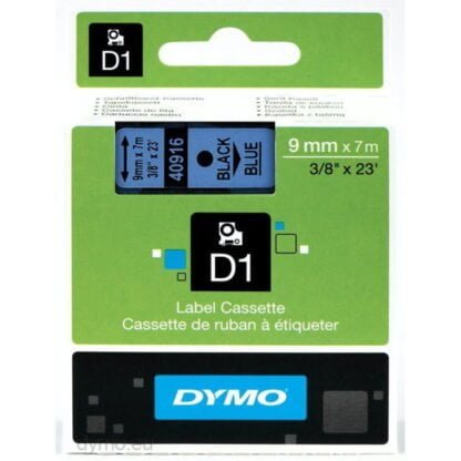 Dymo S0720710 D1 40916 Tape 9mm x 7m 2