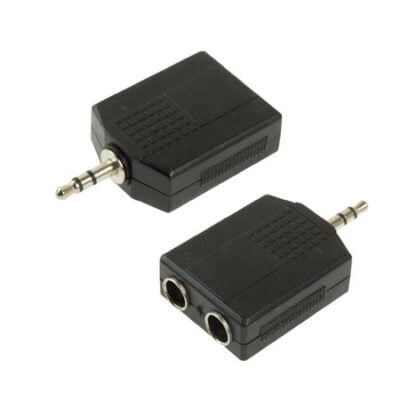 3,5mm -> 2*6,3mm audio adapteri 2