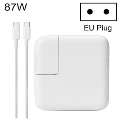 USB-C virta-adapteri 87W 1.8m kaapeli valkoinen 2