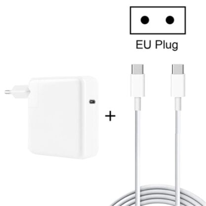 USB-C virta-adapteri 96W 1.8m kaapeli valkoinen 2