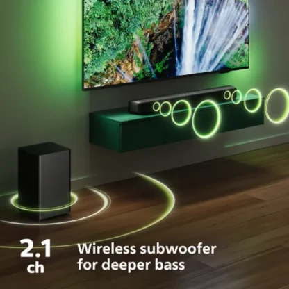 Philips 2.1 Soundbar äänijärjestelmä 4