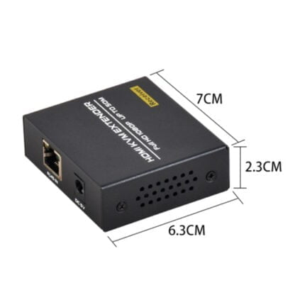 FJGEAR HDMI ja USB-jatke Ethernet kaapeliin 50m 3