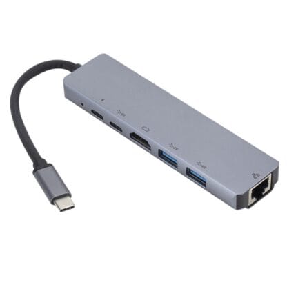 USB-C telakka 6in1 tietokoneeseen 3