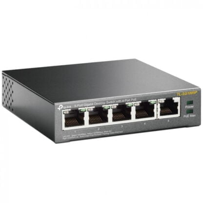 TP-LINK TL-SG1005P 5-porttinen POE verkkokytkin 4