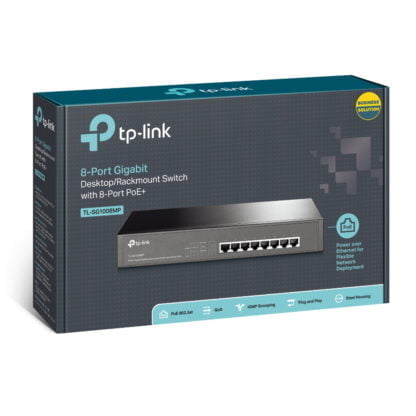 TP-LINK TL-SG1008MP 8-porttinen Gigabit PoE verkkokytkin 3