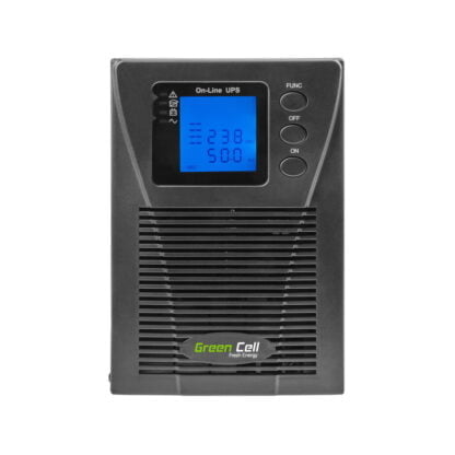 Green Cell UPS Online MPII 1000VA 900W Online UPS näytöllä 2