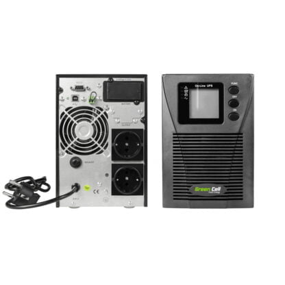 Green Cell UPS Online MPII 1000VA 900W Online UPS näytöllä 8