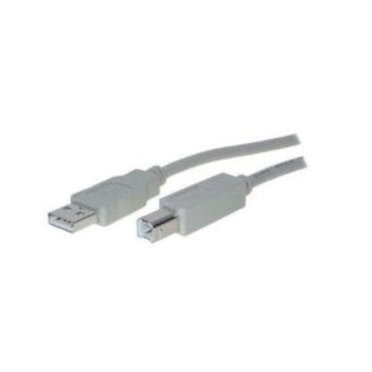 USB 2.0 tulostinkaapeli 1.8m harmaa 2