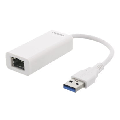 USB 3.0 1Gbs verkkosovitin valkoinen 2