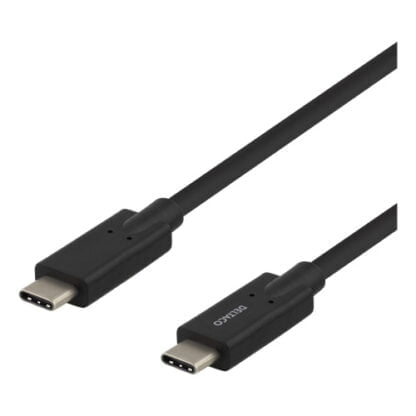 DELTACO USB-C-kaapeli 5 Gbit/s 5A 2m musta 2