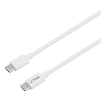 Deltaco USB-C PD -seinälaturi 20 W valkoinen 5