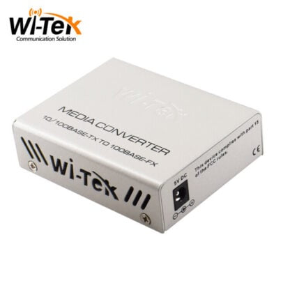 Wi-Tek Mediamuunnin TX/RX-pari 10/100 4