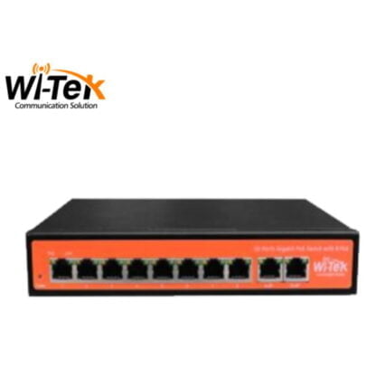 Wi-Tek 10-PORTTINEN POE KYTKIN 120W 2