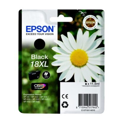 Epson 18XL musta tulostuskasetti 2