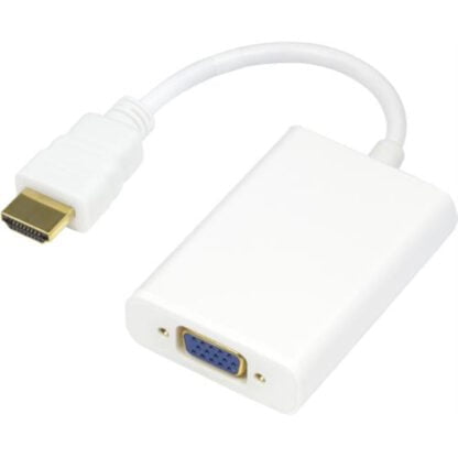 HDMI-VGA adapteri 0,2m valkoinen 2