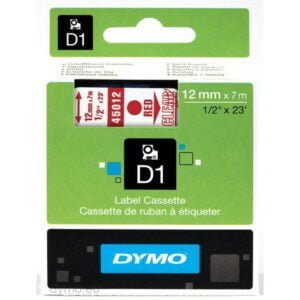 Dymo S0720520 D1 45012 Tape 12mm x 7m